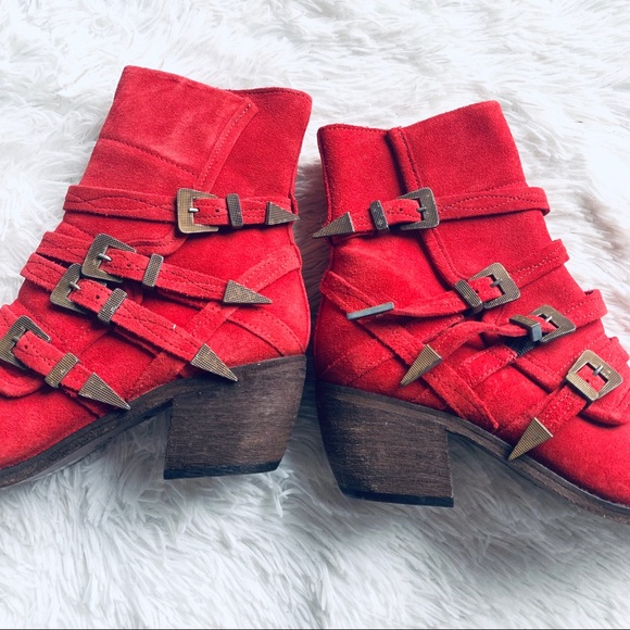 Free People Mason Western Red Boot - Picture 3 of 12